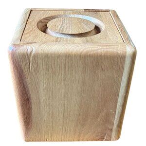 Vintage Butcher Block Ice Bucket